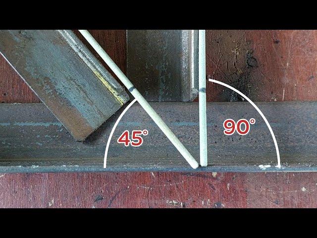 not many know, 3 tricks a welder through his work on L angle iron  | angle iron cutting trick