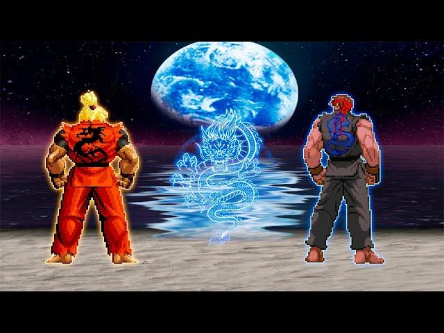 [MUGEN] Dragon Ken VS Dragon Ryu