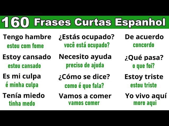 Aprenda Frases em Espanhol de Uso Diário em 20 minutos.