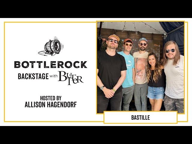 @BASTILLEvideos Backstage at BottleRock with @AllisonHagendorf