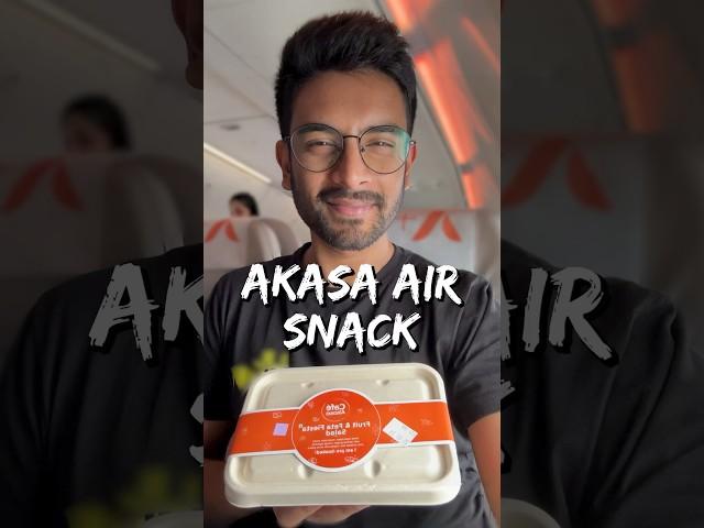 Dining In The Sky: Akasa Air Food Review! ️️