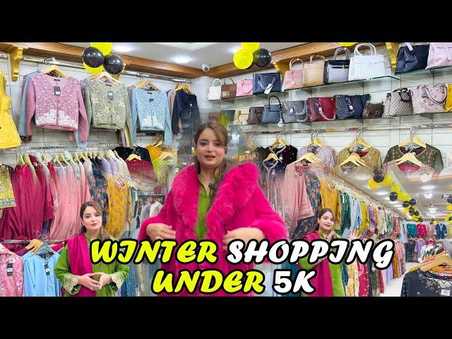 Shopping For winter Dresses under 5000/- In Commercial Market Rawalpindi- Ladies long Coat Jackets