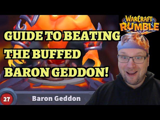 BUFFED Baron Geddon Boss Guide - Molten Core Raid F2P - Warcraft Rumble