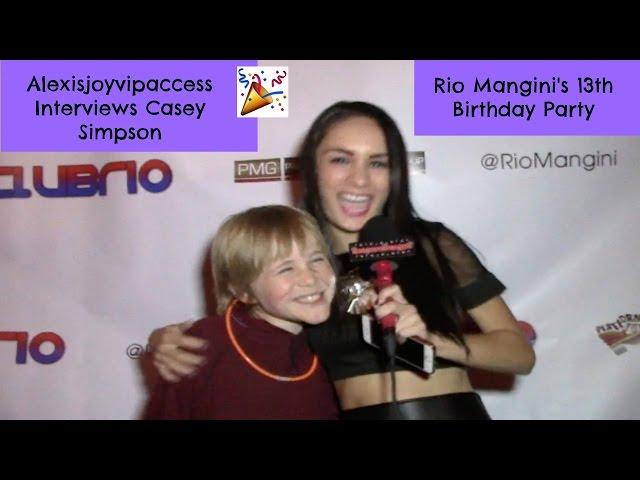 Nicky, Ricky, Dicky & Dawn's Casey Simpson Interview - Alexisjoyvipaccess - Rio Mangini Birthday