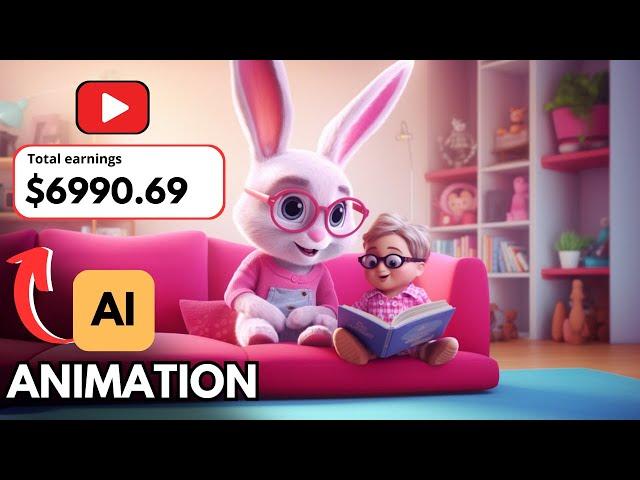 Earn Money With AI By Creating Kids Animation Learning Videos