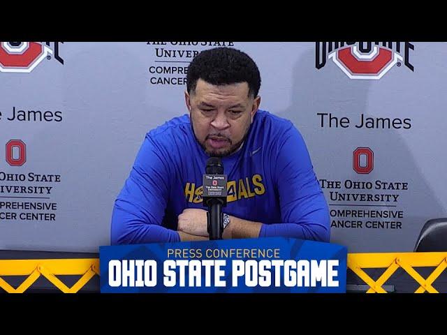 Pitt Men's Basketball | Ohio State Postgame | Jeff Capel