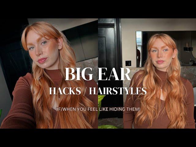 HAIRSTYLES THAT HIDE BIG EARS | 2025