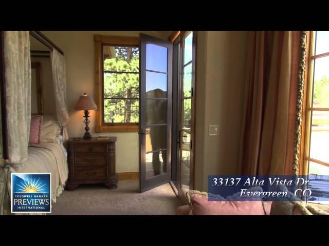 Colorado Previews - 33137 Alta Vista Drive, Evergreen, Colorado, Luxury Home for Sale