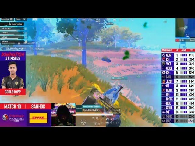JONATHAN ESL LAN SOLO 6 FINISHESTHE MATCH THAT TOOK GODLIKE TO #4 FROM #16 #jonathangaming #bgmi