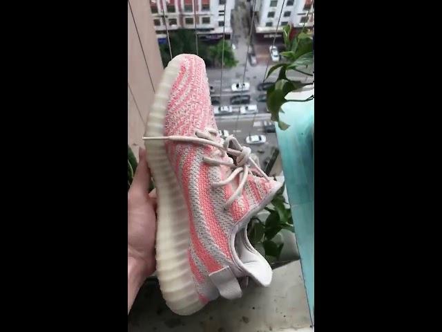 Repkick.ru Authentic Adidas Yeezy 350 V2 pink blue Real video