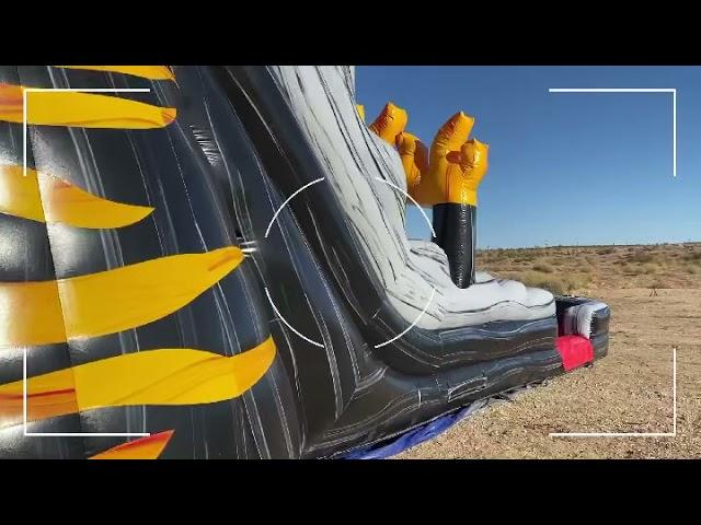 Flame 19 ft Commercial Grade Water Slide | JumpOrange 