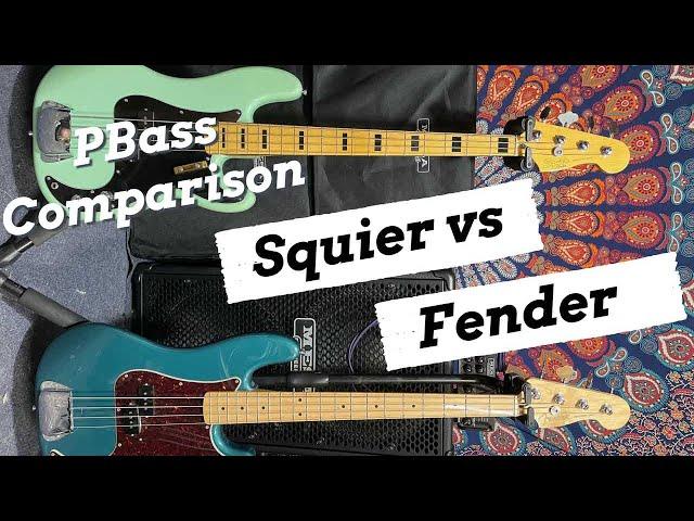 Squier vs. Fender Precison Bass - is the difference worth it?