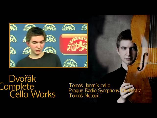 Czech cello player Tomas Jamník is greeting from SUPRAPHON