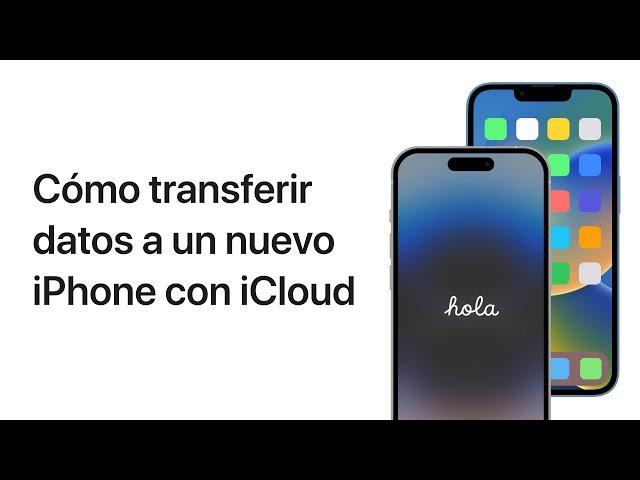 Cómo transferir datos a un nuevo iPhone | Soporte técnico de Apple