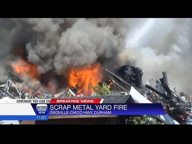 Chico Scrap Metal Fire Sept 2024