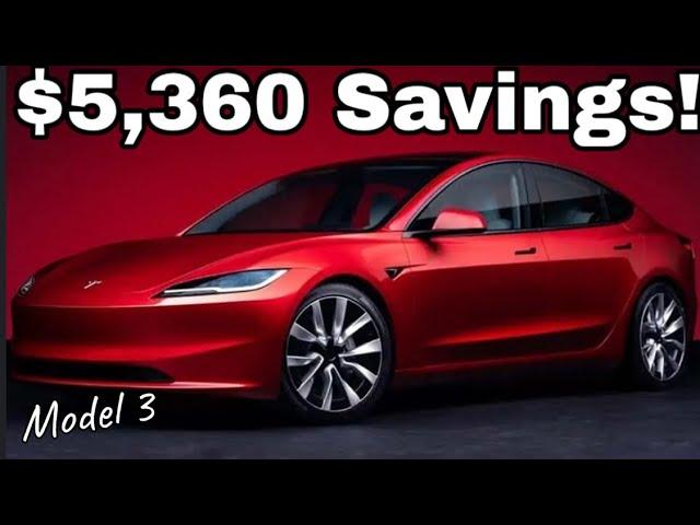 2024 Tesla Model 3 Long Range RWD Highland Promotional Offer!  Is 1.99% Financing Offer Worth It?