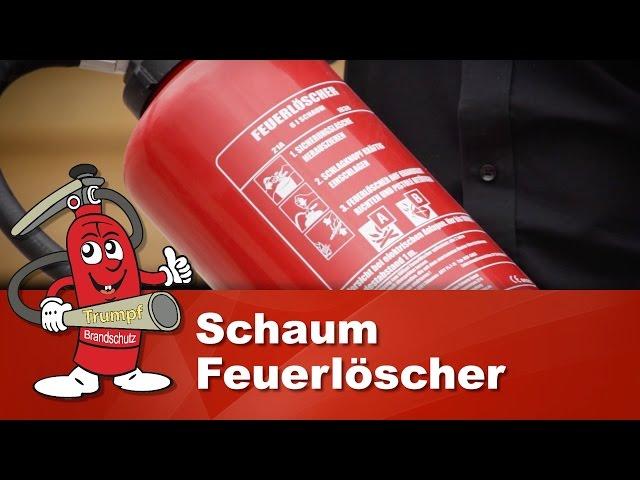 Schaumlöscher 6kg - Der Schaumfeuerlöscher ist der Feuerlöscher fürs Büro - Vorteile & Anleitung