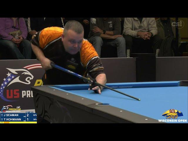 10-BALL ▸ J. SEAMAN vs T. HOHMANN ▸ 2022 APEX Wisconsin Open