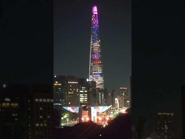 #올림픽공원 #롯데월드타워 #야경 핫 포인트!