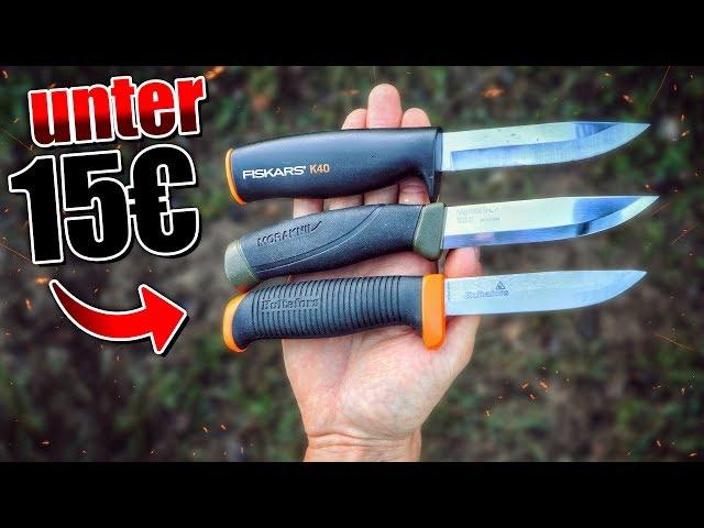 3 GÜNSTIGE Anfänger Messer für unter 15€ - Survival Bushcraft Ausrüstung | Fritz Meinecke - Gear