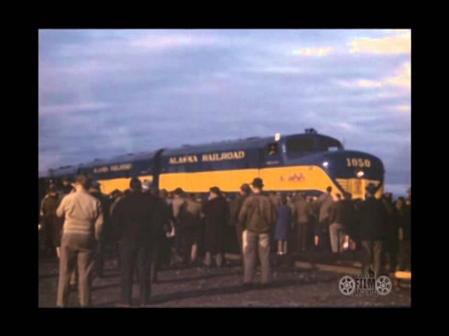 Alaska Railroad engines in Anchorage