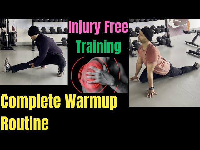 Complete warmup workout routine for men and women - beginners and advanced