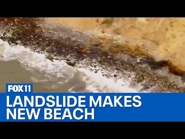 New coastline forms along Rancho Palos Verdes