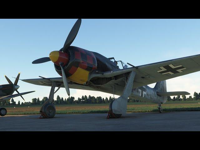 First look (for me) at the Flying Iron Simulations Focke Wulf 190 in Microsoft Flight Simulator 2020