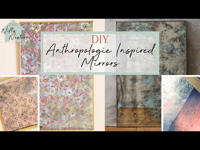 DIY Anthropologie Mirrors | Mirror Effect Spray Paint | Krylon Looking Glass | DIY Mercury Mirrors