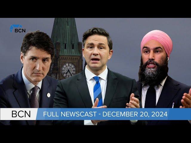 Singh to bring down Trudeau gov't? Poilievre calls cabinet shuffle a clown show. l Dec 20, 24 l BCN