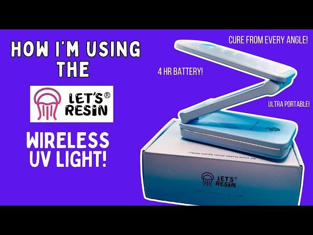 Let’s Resin’s Wireless UV Light! | Uv lamp unboxing and first use!