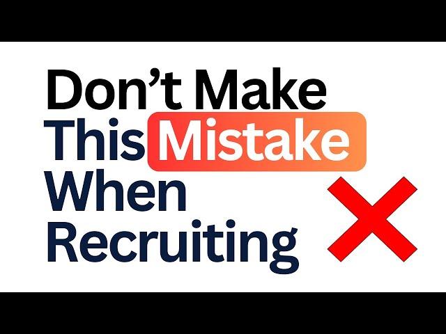 Don't Make This Mistake When Recruiting For Clients | How To Search For Candidates As A Recruiter