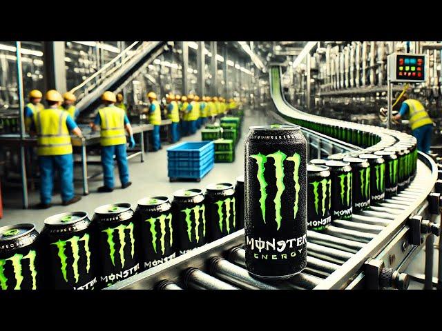 Monster Energy Drinks MEGA Factory: ﻿Processing Millions of Monster Energy Drinks Daily