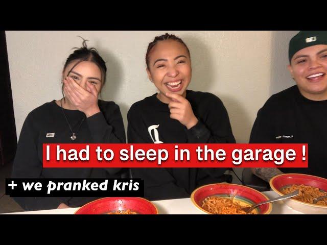 I got caught sneaking out at 3am Storytime ~ (Mukbang)