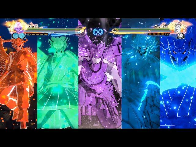 All Perfect Susanoo Ultimate Jutsus & Awakenings (4K 60fps) Naruto Storm 4 Next Generations