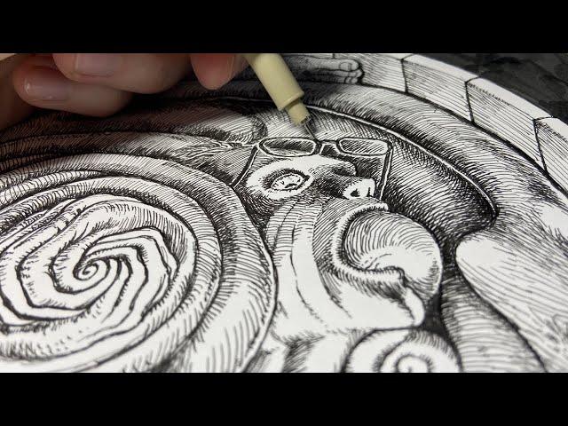 Junji Ito Uzumaki Spiral Manga Drawing