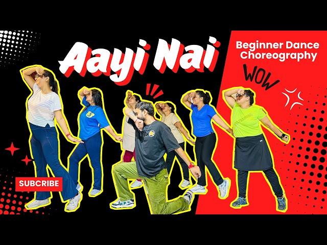 Aayi Nai Dance |  Stree 2 | Bollywood Dance Workout For Beginners | FITNESS DANCE With RAHUL