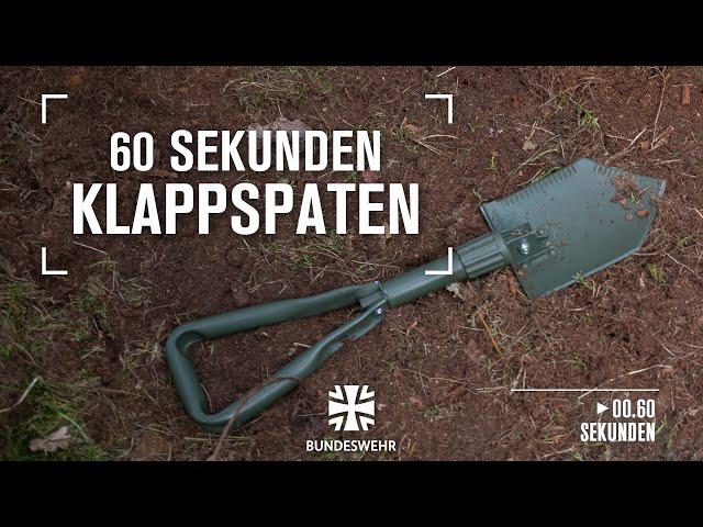 60 Sekunden I Klappspaten I Bundeswehr