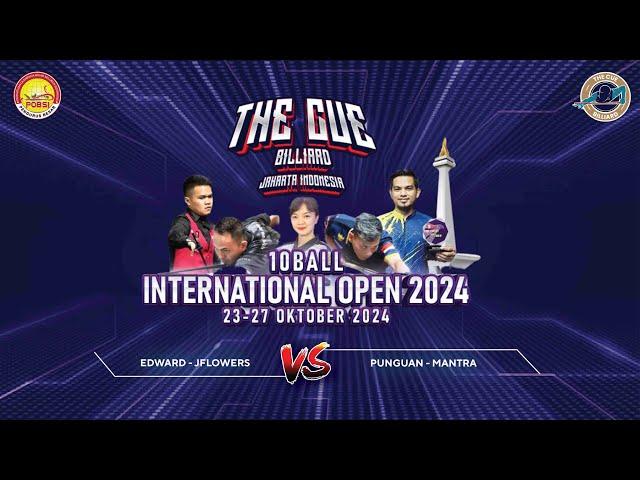 The Cue 10-Ball International Open 2024: Qualification Edward - Jflowers VS Punguan - Mantra