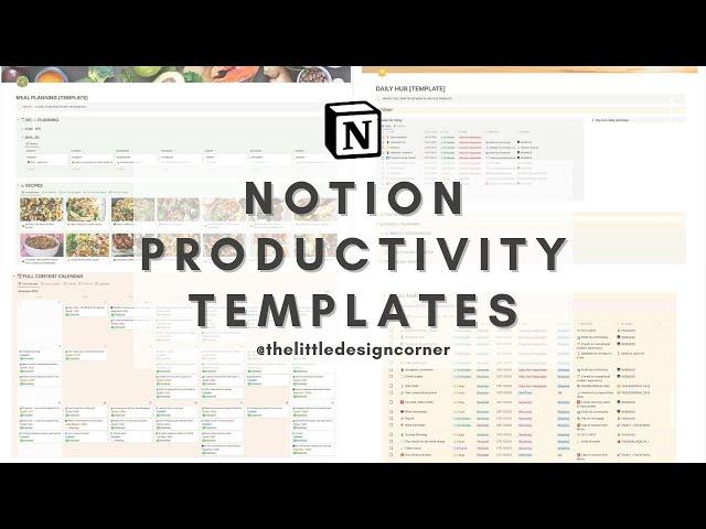 Complete Notion Productivity System (+ TEMPLATES!)