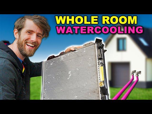 Water Cooling My House - Whole Server Room Pool Watercooling Part 2