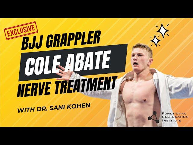 Exclusive Look: Professional BJJ Grappler Cole Abate Receives Game-Changing Chiropractic Treatment!