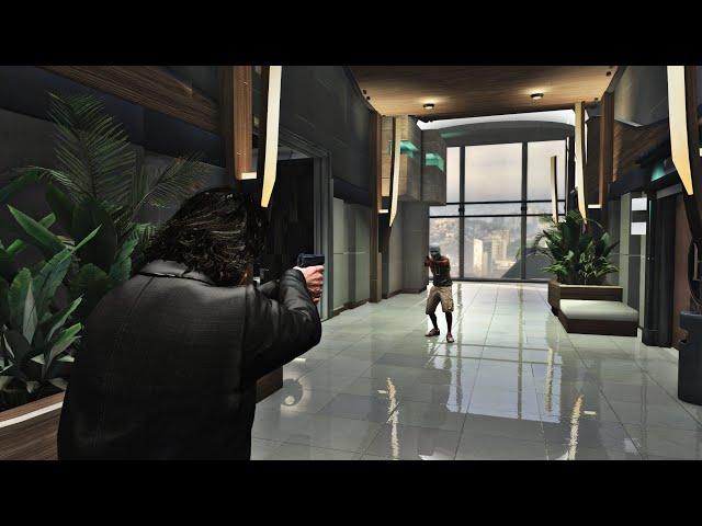 John Wick Aggressive Gameplay - Max Payne 3 - PC