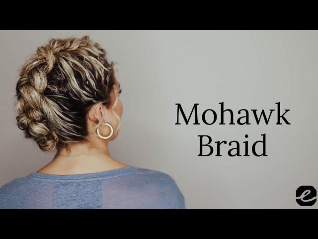 Dutch Mohawk Braid | For Curly Hair