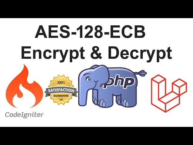 AES-128-ECB Encryption and Decryption In PHP, Laravel, or Codeigniter | AES-128-ECB Encrypt Decrypt