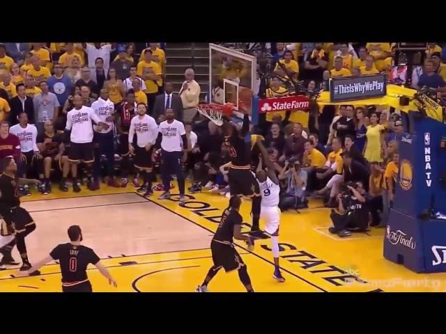 LeBron James CRAZY Chasedown Block on Andre Iguodala |2016 NBA Finals Game 7|