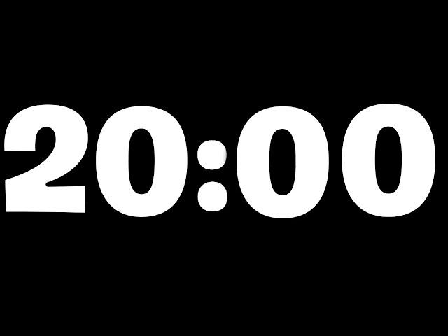 ⏳ Таймер на 20 минут! | Идеально подходит для коротких сеансов продуктивной работы 