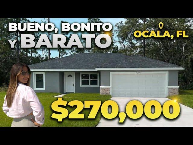 Las Casas Nuevas MÁS ECONÓMICAS y con los MEJORES ACABADOS en OCALA, FLORIDA