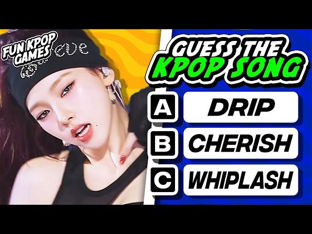 ⭐️MULTIPLE CHOICE KPOP QUIZ | GUESS THE KPOP SONG #6 - FUN KPOP GAMES 2024