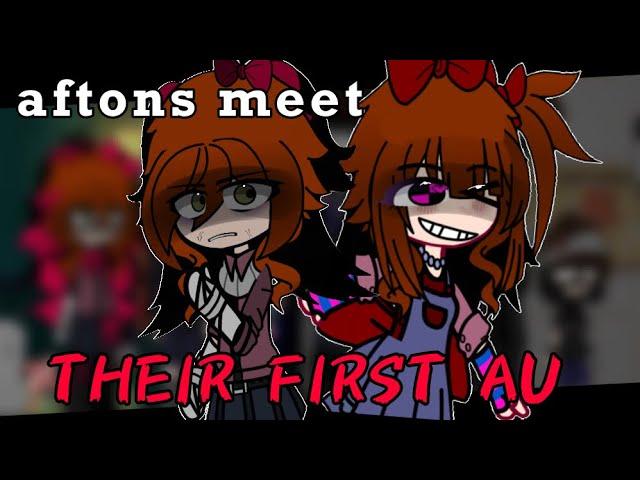 aftons meet their first au || FNAF GACHA